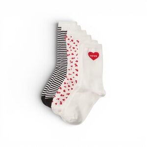 Kate Spade True Love 3 Pack Crew Socks, NWT